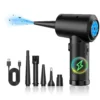 Compressed Air Duster – Electric Rechargeable Cordless Air Blower for Cleaning Computers, Cameras, and More
